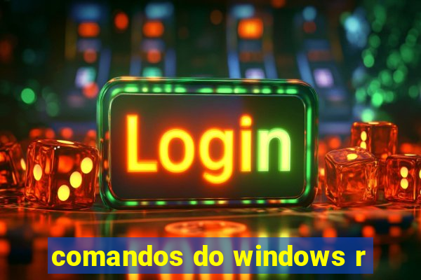 comandos do windows r